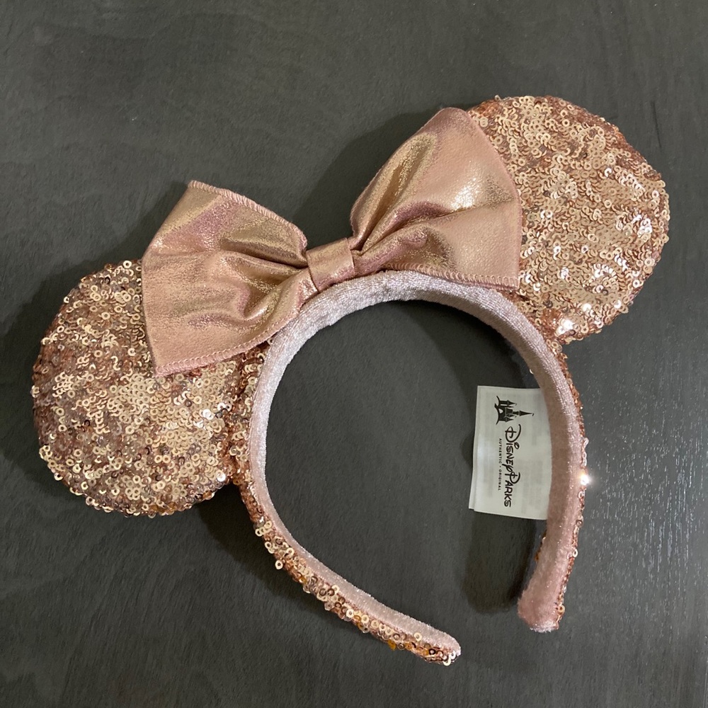 Rose gold Mickey Mouse ears , Disney